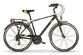 MBM Split H 54 cm 21 sp mat zwart wit