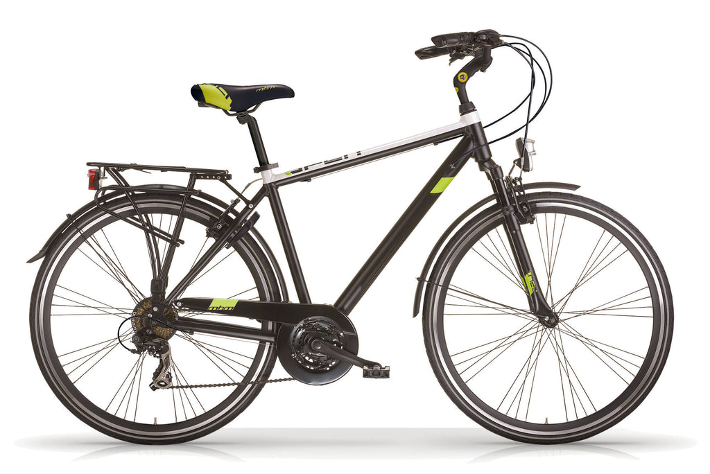 MBM Split D 46 cm 21 sp mat zwart wit