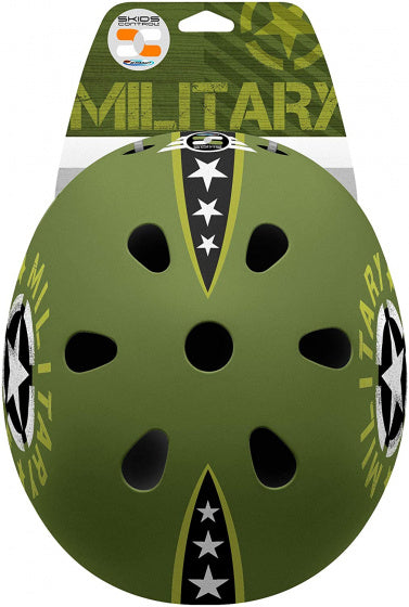 Stamp helm skids control military junior eps abs groen maat 54-60