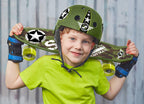 Stamp helm skids control military junior eps abs groen maat 54-60