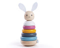 bigjigs houten stapeltoren konijn