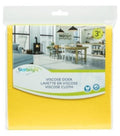 poetsdoeken 38 x 38 cm viscose geel 3 stuks