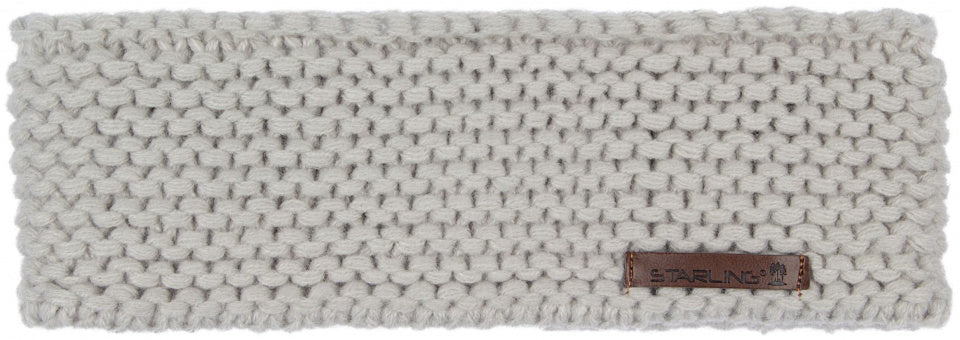 hoofdband Nova unisex 45 x 7 cm polyester grijs