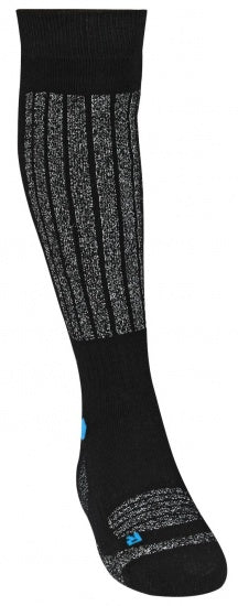 skisokken unisex zwart/grijs/blauw per paar maat 31/34