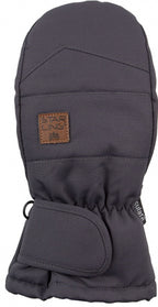 skiwanten Taslan junior polyester antraciet maat 6/164