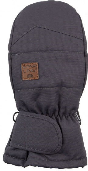skiwanten Taslan junior polyester antraciet maat 4/116