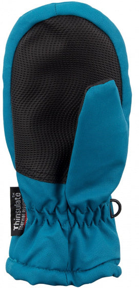 skiwanten Taslan junior polyester blauw maat 5/140