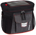 stuurtas Ovaal 10,7 liter zwart/rood