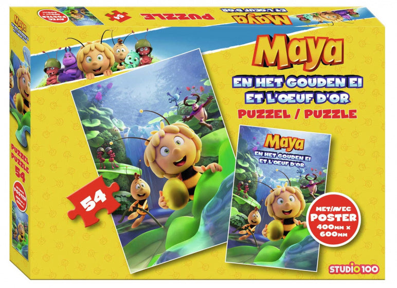legpuzzel Maya de Bij junior 40 x 60 cm 54 stukjes