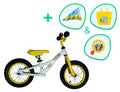 maya de bij loopfiets met accessoires-s 12 inch junior wit