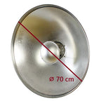 Studioking beauty dish zilver sk-bd700 70 cm met honingraat
