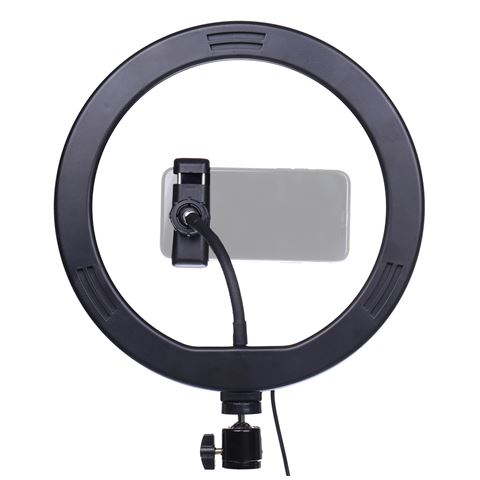 Studioking led vlog set sk-k190 met ringlamp en microfoonhouder
