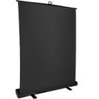 StudioKing Roll-Up Achtergrondscherm FB-150200FB 150x200 cm Zwart