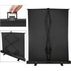 StudioKing Roll-Up Achtergrondscherm FB-150200FB 150x200 cm Zwart