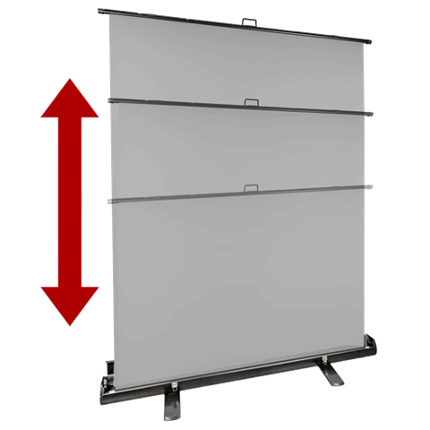 StudioKing Roll-Up Achtergrondscherm FB-150200FGR 150x200 cm Grijs