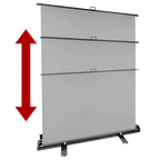 StudioKing Roll-Up Achtergrondscherm FB-150200FGR 150x200 cm Grijs