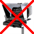 StudioKing Teleprompter Autocue TEP01 voor Smartphones