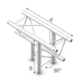 StudioKing Studioking Truss T-Kruis 90 Graden 3 Wegs Apex Omhoog Omlaag