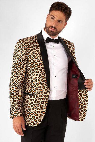 kostuum The Jag heren polyester lichtbruin maat 60