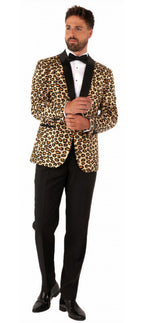 kostuum The Jag heren polyester lichtbruin maat 60