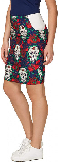verkleedpak Day of the Dead dames polyester mt XL