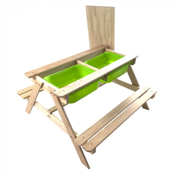 picknicktafel Dual Top 2.0 Zand & Water 90 cm FSC hout