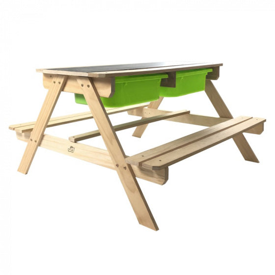 picknicktafel Dual Top 2.0 Zand & Water 90 cm FSC hout