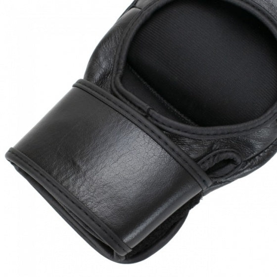 Combat Gear Slugger MMA Handschoenen Leer Zwart maat M
