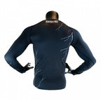 Super pro Compressieshirt Thunder heren polyester navy maat S