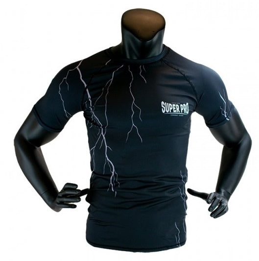compressieshirt Thunder heren polyester zwart maat XL
