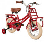 Supersuper Cooper 12 Inch 22 cm Meisjes Terugtraprem Rood