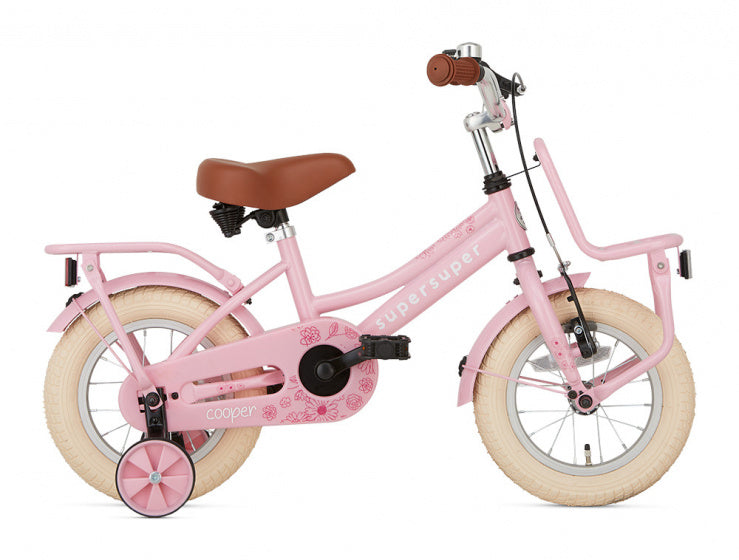 Supersuper Meisjesfiets cooper 12 roze