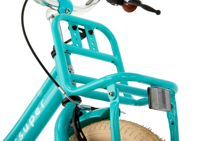 Supersuper Meisjesfiets cooper 18 staal turquoise