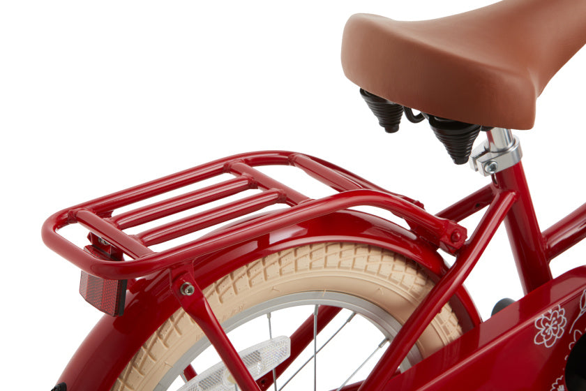 Supersuper Meisjesfiets cooper 16 staal rood