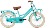 Supersuper Meisjesfiets cooper 18 staal turquoise