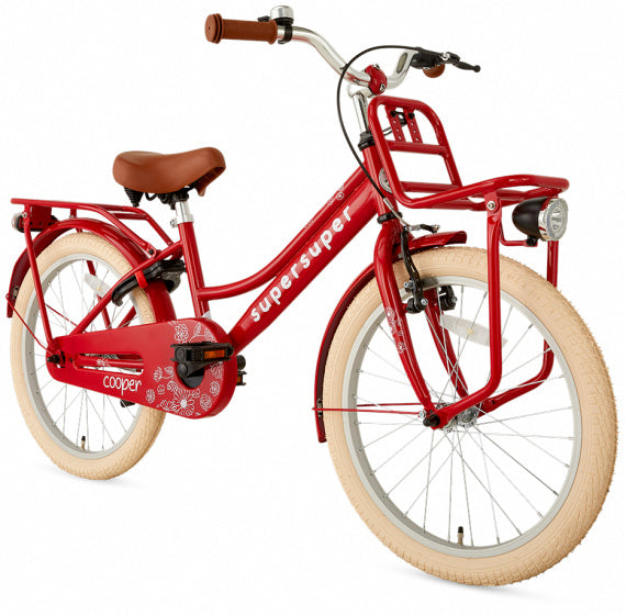 Supersuper Meisjesfiets cooper 20 rood