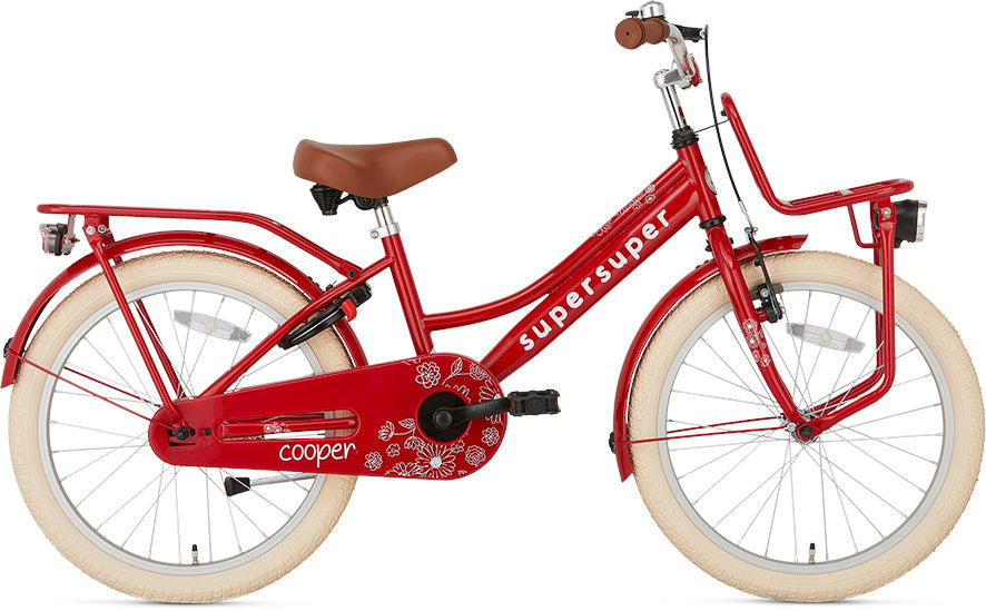 Supersuper Meisjesfiets cooper 20 rood