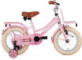 Supersuper Meisjesfiets cooper bamboo 14 staal roze