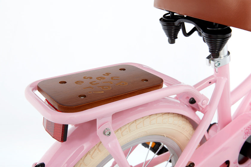 Supersuper Meisjesfiets cooper bamboo 14 staal roze