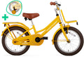 Supersuper Meisjesfiets cooper bamboo 16 staal geel