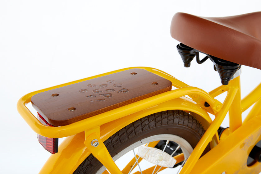 Supersuper Meisjesfiets cooper bamboo 16 staal geel