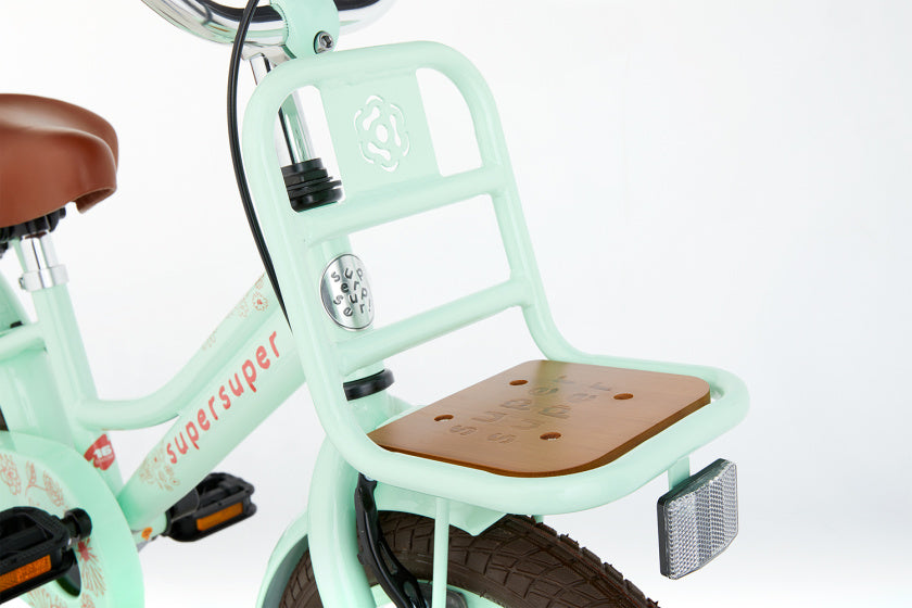 Supersuper Meisjesfiets cooper bamboo 16 staal pistache