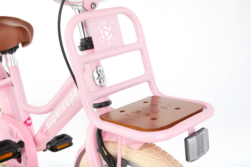 Supersuper Meisjesfiets cooper bamboo 18 staal roze