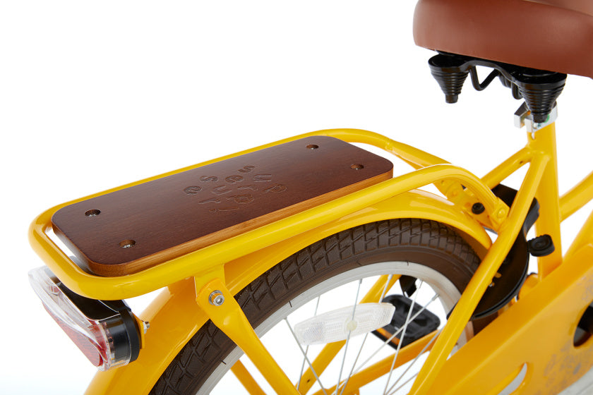 Supersuper Meisjesfiets cooper bamboo 20 staal geel