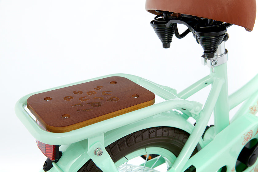 Supersuper Meisjesfiets cooper bamboo 12 staal pistache