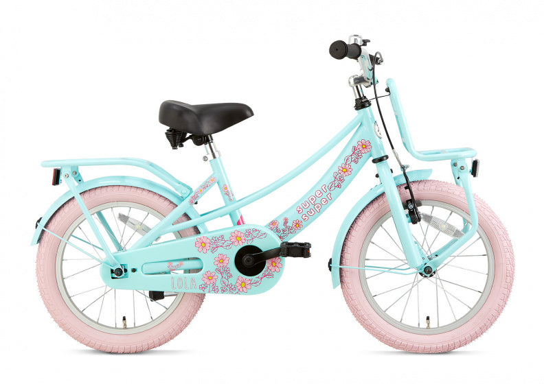 Supersuper Meisjesfiets lola 18 staal roze