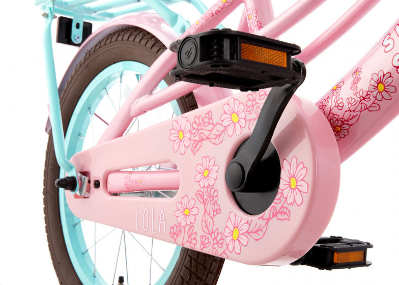 Supersuper Lola 20 Inch 31,75 cm Meisjes Terugtraprem Roze/Turquoise