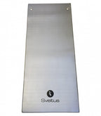 fitnessmat PVC grijs/zwart 140 x 60 cm