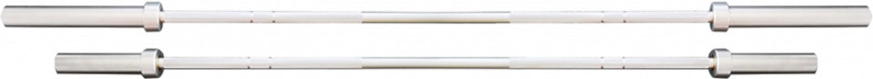 halterstang Olympisch beginner 201 cm alu/koper zilver