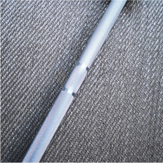 halterstang Olympisch beginner 201 cm alu/koper zilver